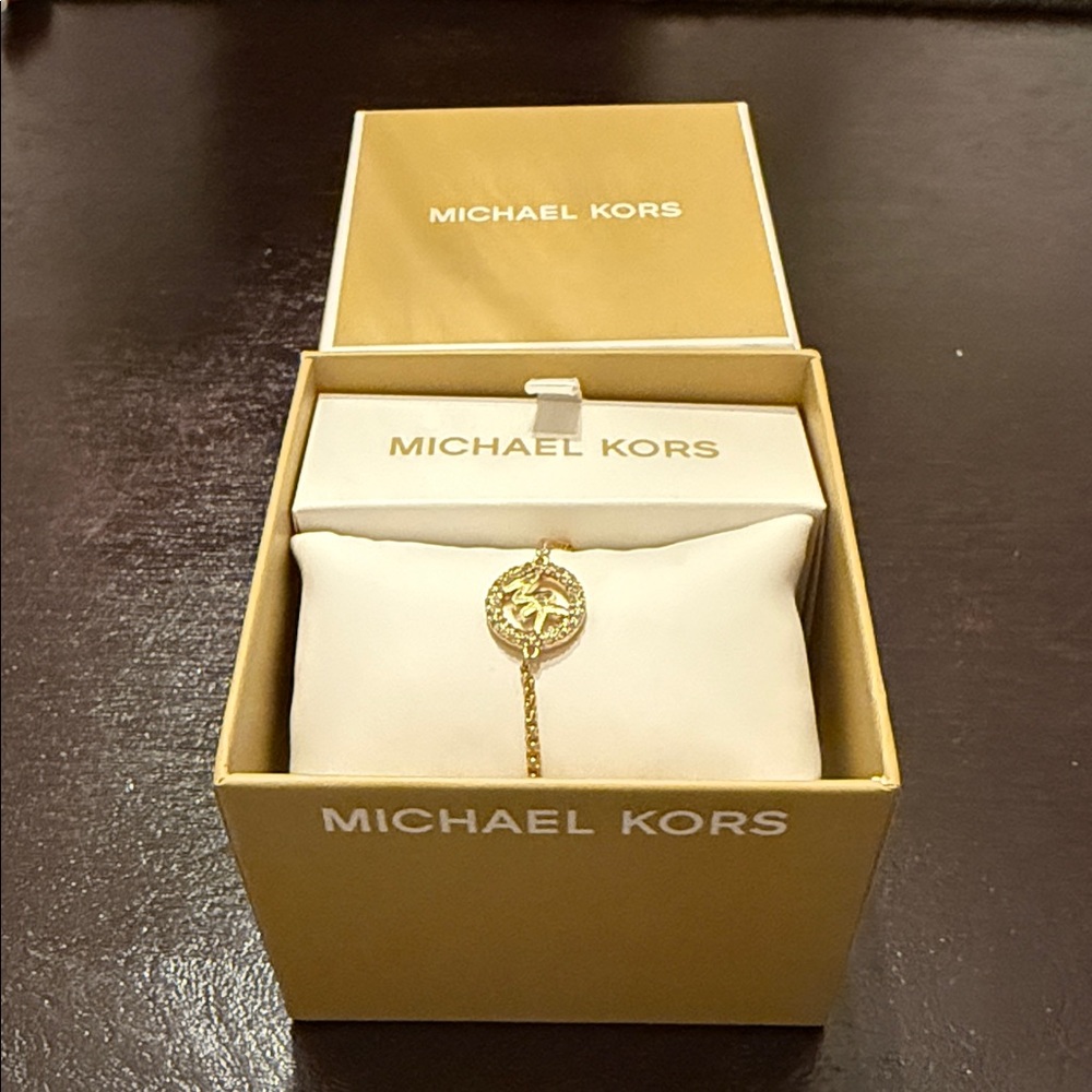 Michael Kors Gold Logo Bracelet